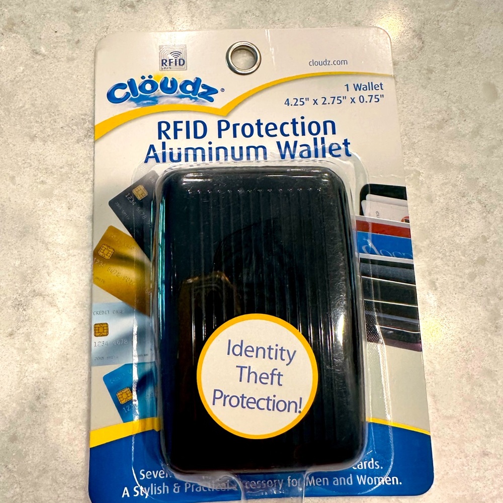 NIB | Cloudz RFID protection Wallet - black